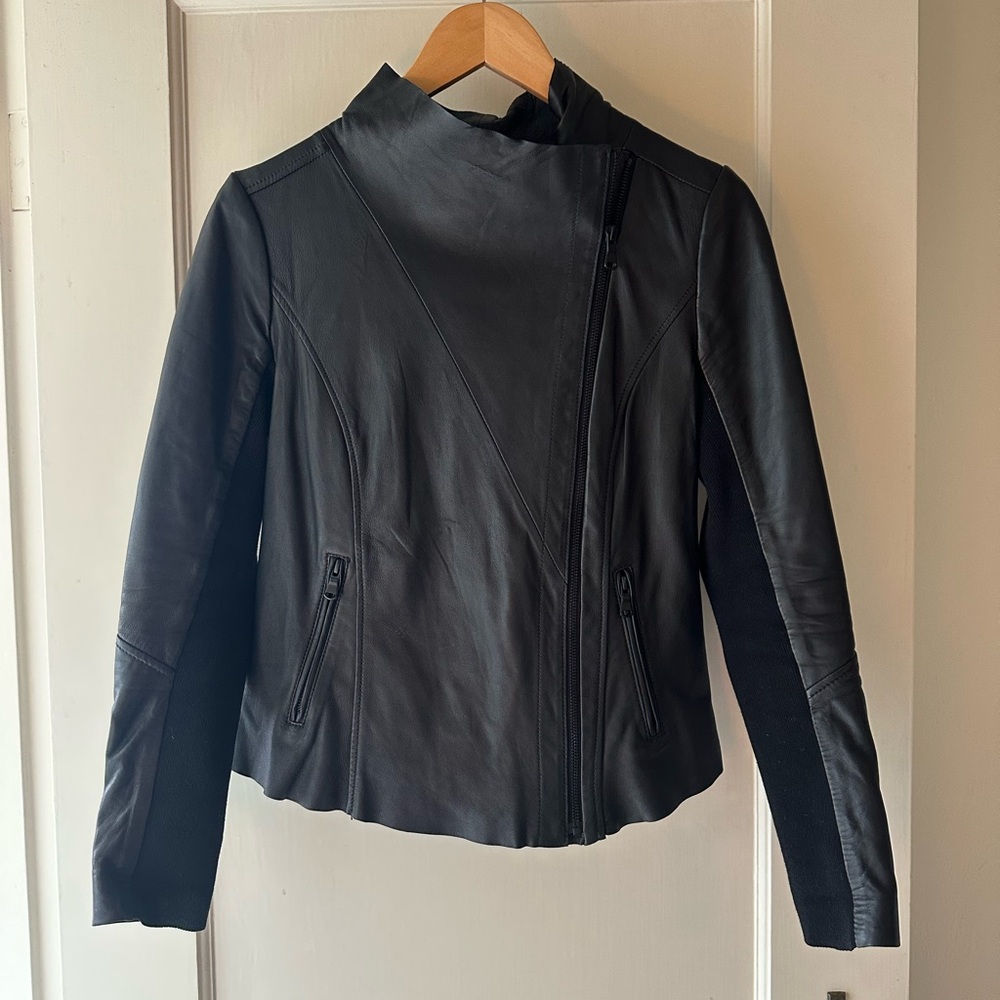 Trouve Black Leather Jacket